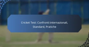 Cricket Test: Confronti internazionali, Standard, Pratiche