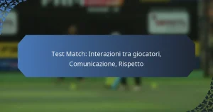Test Match: Interazioni tra giocatori, Comunicazione, Rispetto