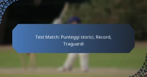 Test Match: Punteggi storici, Record, Traguardi