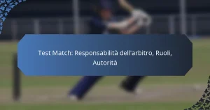 Test Match: Responsabilità dell’arbitro, Ruoli, Autorità