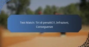 Test Match: Tiri di penalità, Infrazioni, Conseguenze